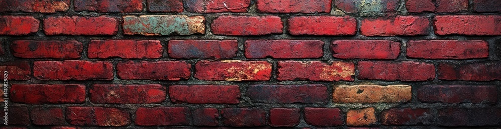Red Brick Wall Texture Background Rustic Aged Weathered Urban Vintage Old Masonry Panorama Red Brick Wall Texture Background Rustic Aged Weathered Urban Vintage Old Masonry Panorama