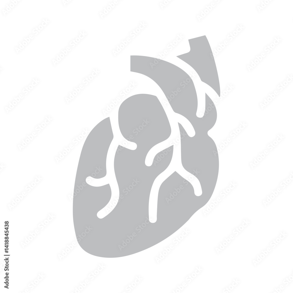 Obraz premium hearth human icon