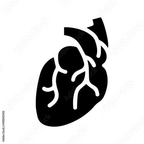 hearth human glyph icon