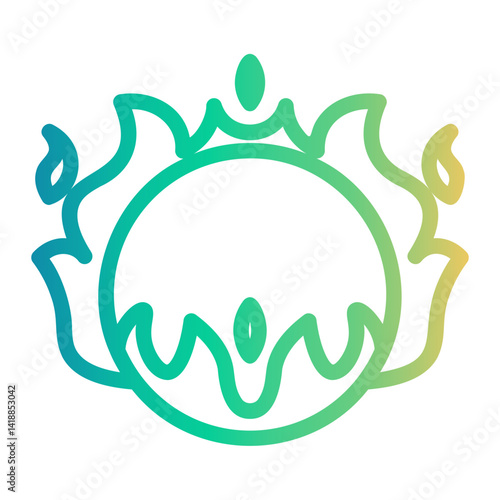 entertainment Line Gradient Icon