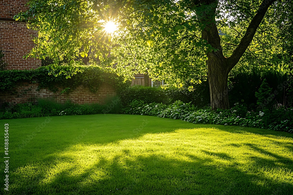 Obraz premium sun rays in the park