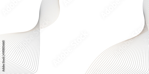 Abstract Vector Composition of Wave Lines on Transparent Background – Ideal for High-Tech Communication Designs, Big Data Reports, Research Presentations, and Business Technology Collateral
