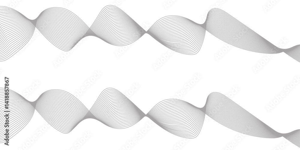 Abstract vector illustration featuring smooth wave lines on a transparent background. Suitable for technology, digital data, network communication, and modern design themes. Ideal for use in web inter Abstract vector illustration featuring smooth wave lines on a transparent background. Suitable for technology, digital data, network communication, and modern design themes. Ideal for use in web inter