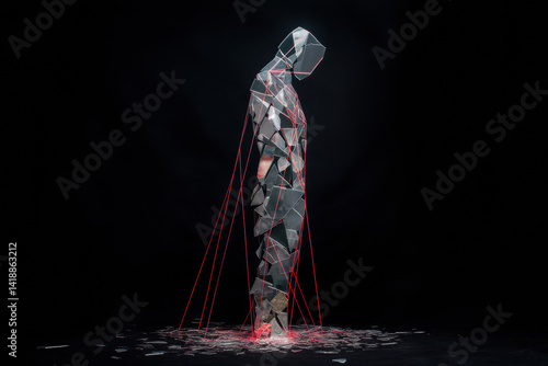 Wallpaper Mural 自己否定という感情の視覚化 / Visualization of Self-Denial Torontodigital.ca