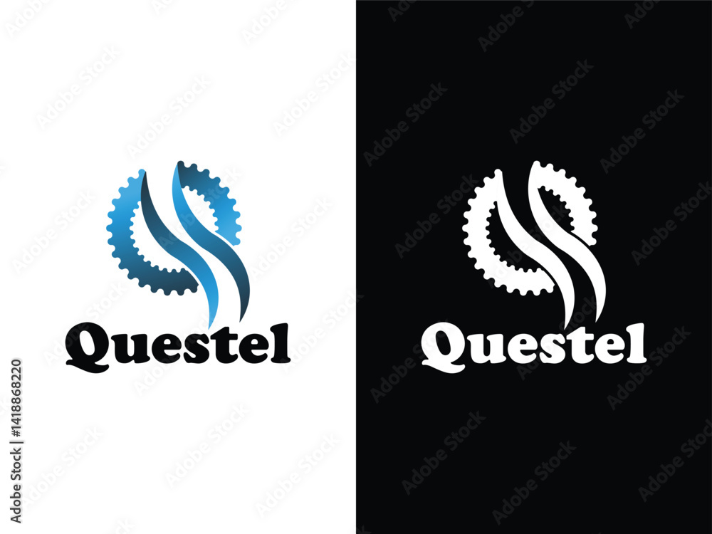 Fototapeta premium Business modern letter logo template