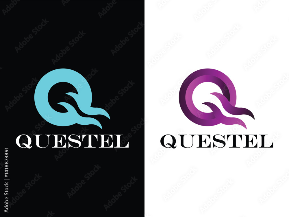 Fototapeta premium Business modern letter logo template