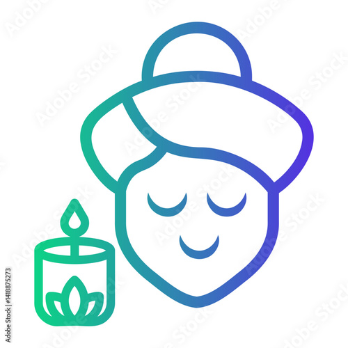 treatment Line Gradient Icon