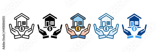 Buy House Icon Set Multiple Style Collection