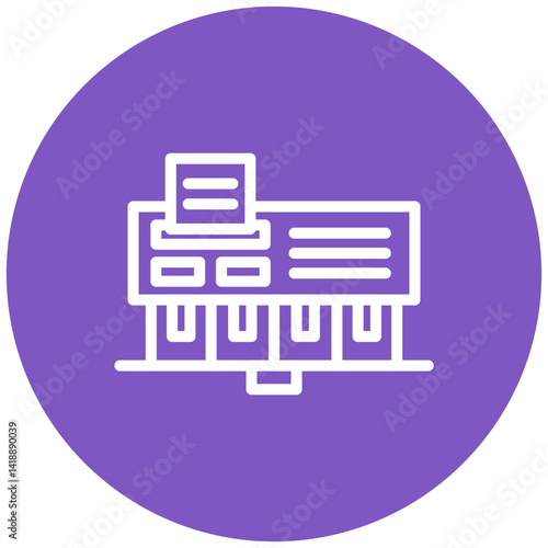 Cashier Machine Icon