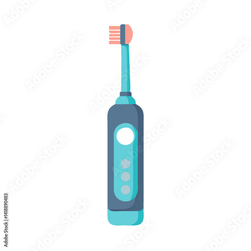 Electric Toothbrush Illustration for Oral Care Products