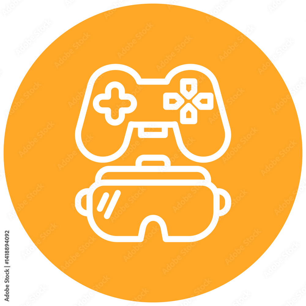 Vr Game Icon Vr Game Icon