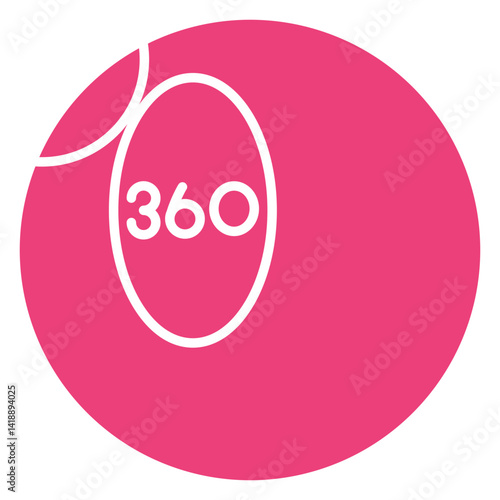 360 Degrees Icon
