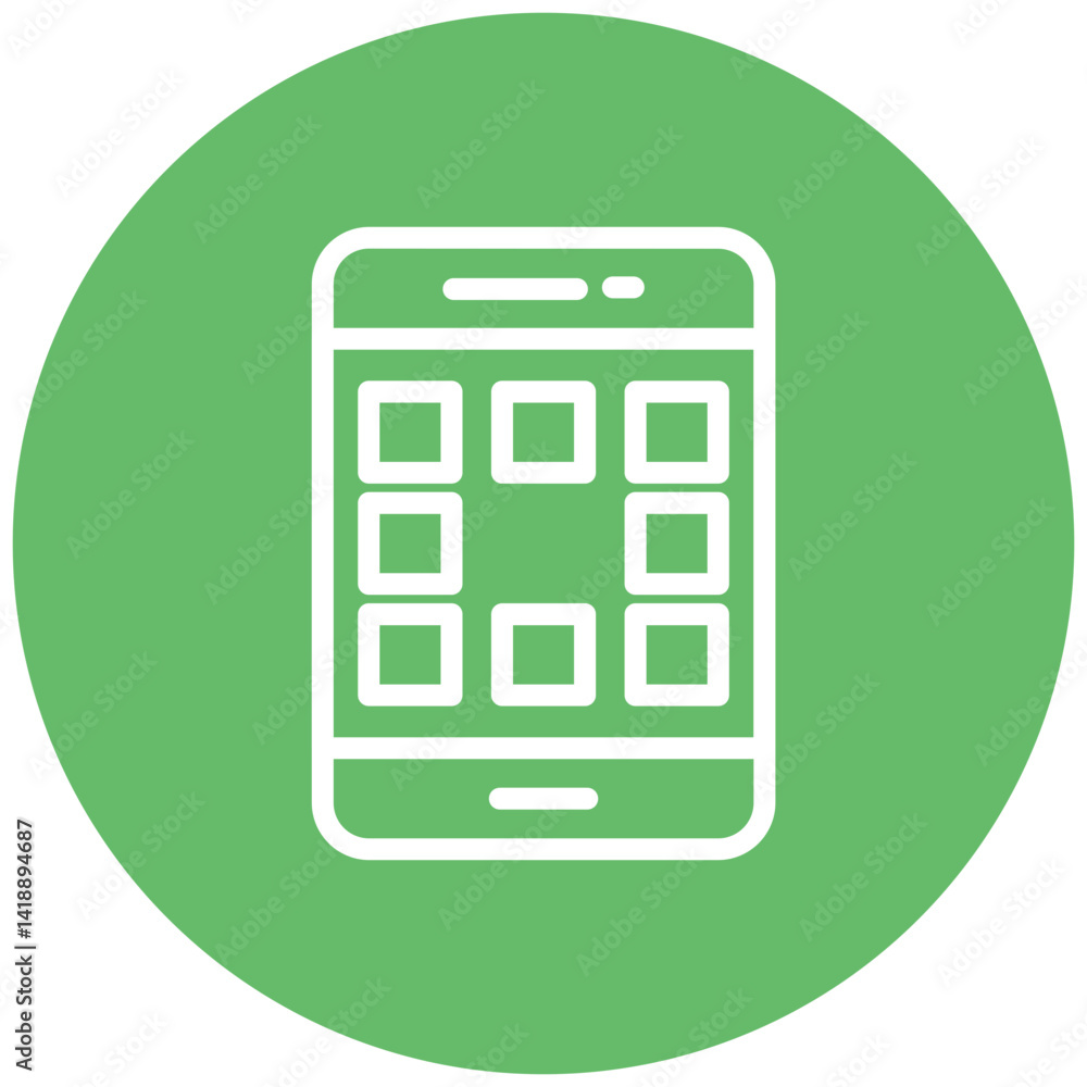 Mobile Gaming Icon Mobile Gaming Icon