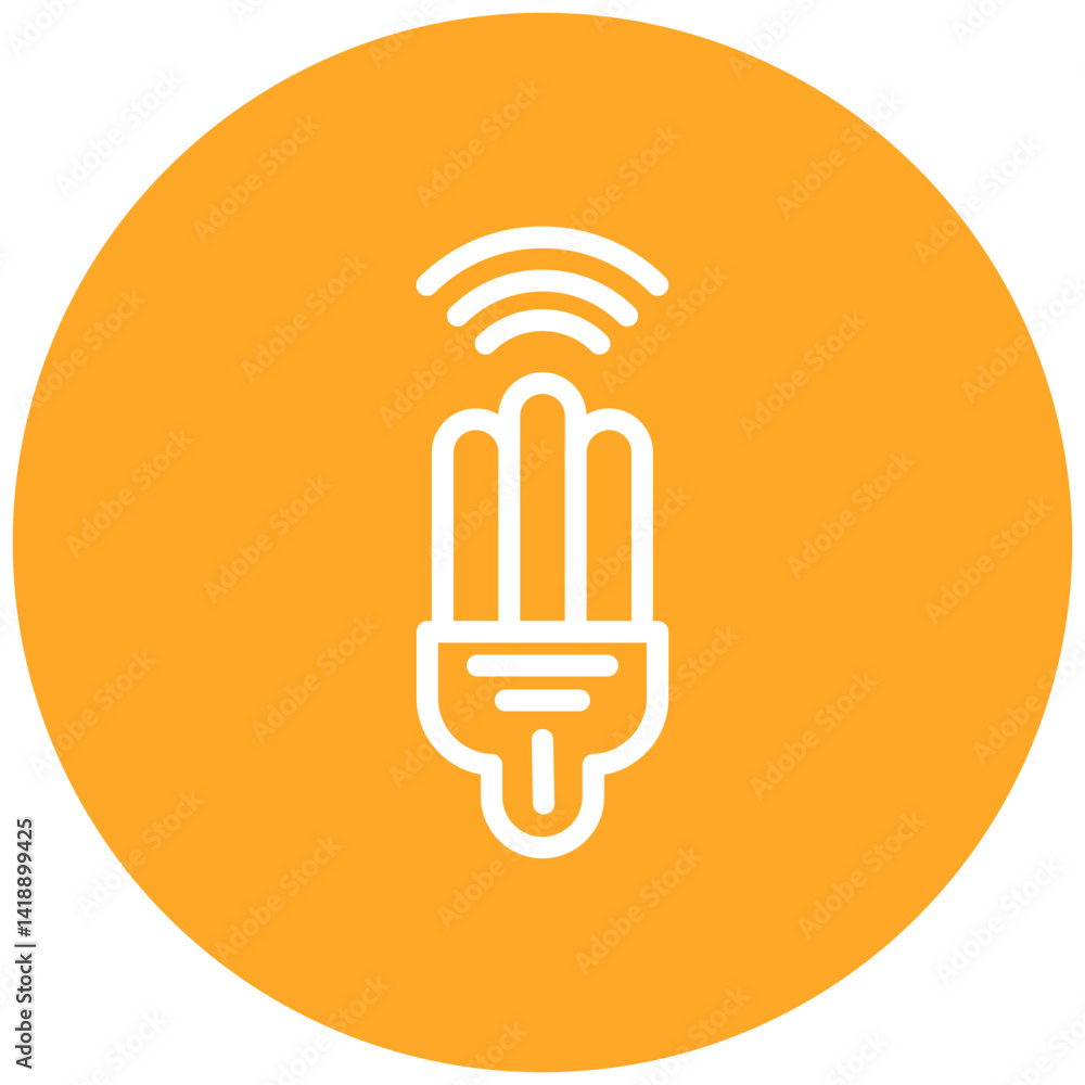 Smart Energy Vector Icon Smart Energy Vector Icon