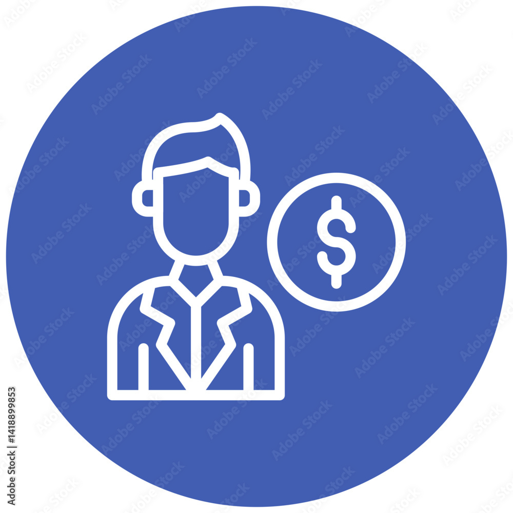 Investor Vector Icon Investor Vector Icon