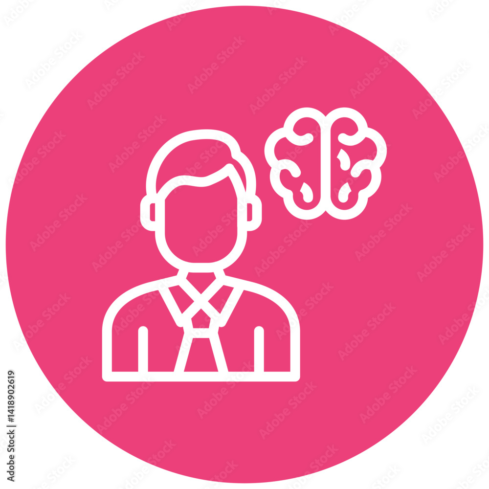 Brainstorming Vector Icon Brainstorming Vector Icon