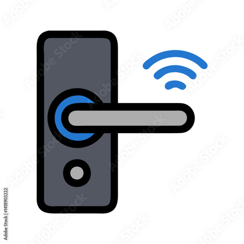  Dynamic Smart Door Handle Illustration