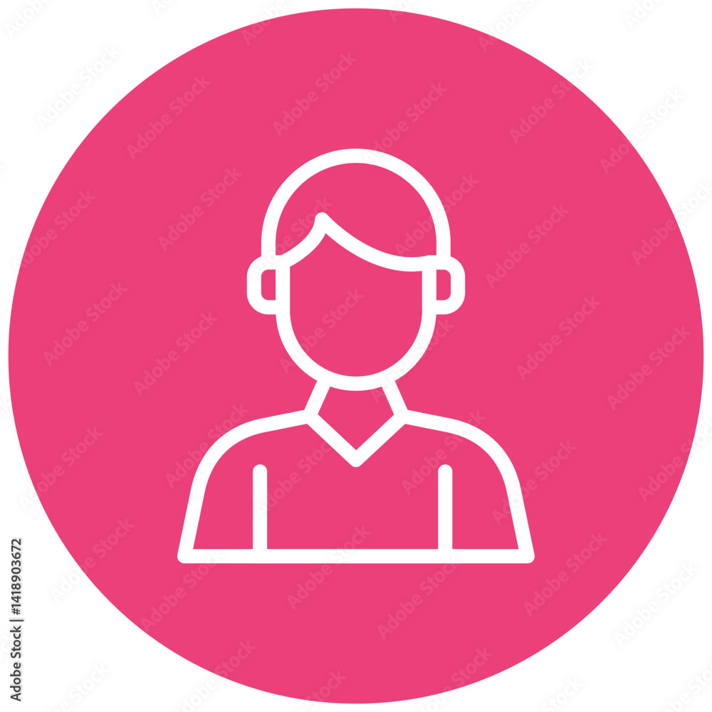 Fototapeta premium Artist Male Icon