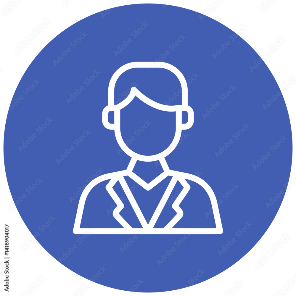 Data Scientist Male Icon Data Scientist Male Icon