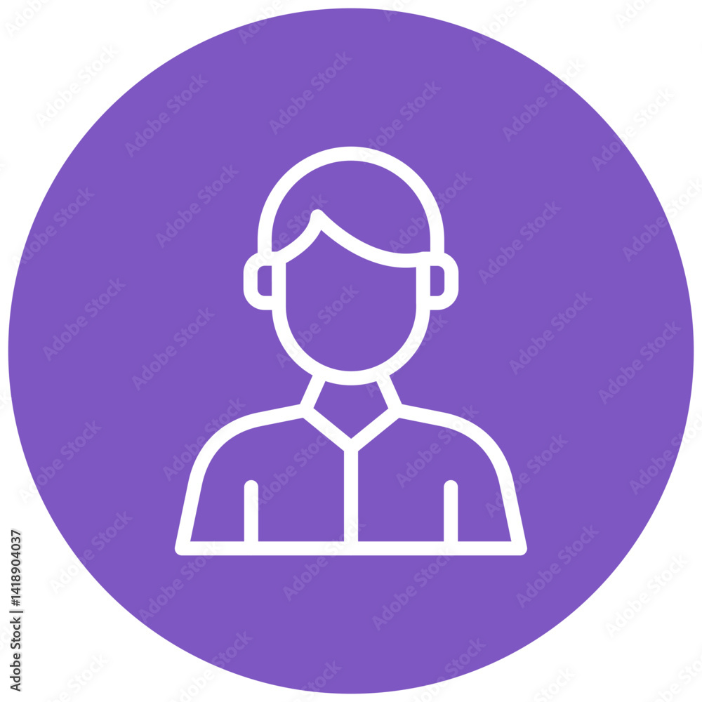 Hr Specialist Male Icon Hr Specialist Male Icon