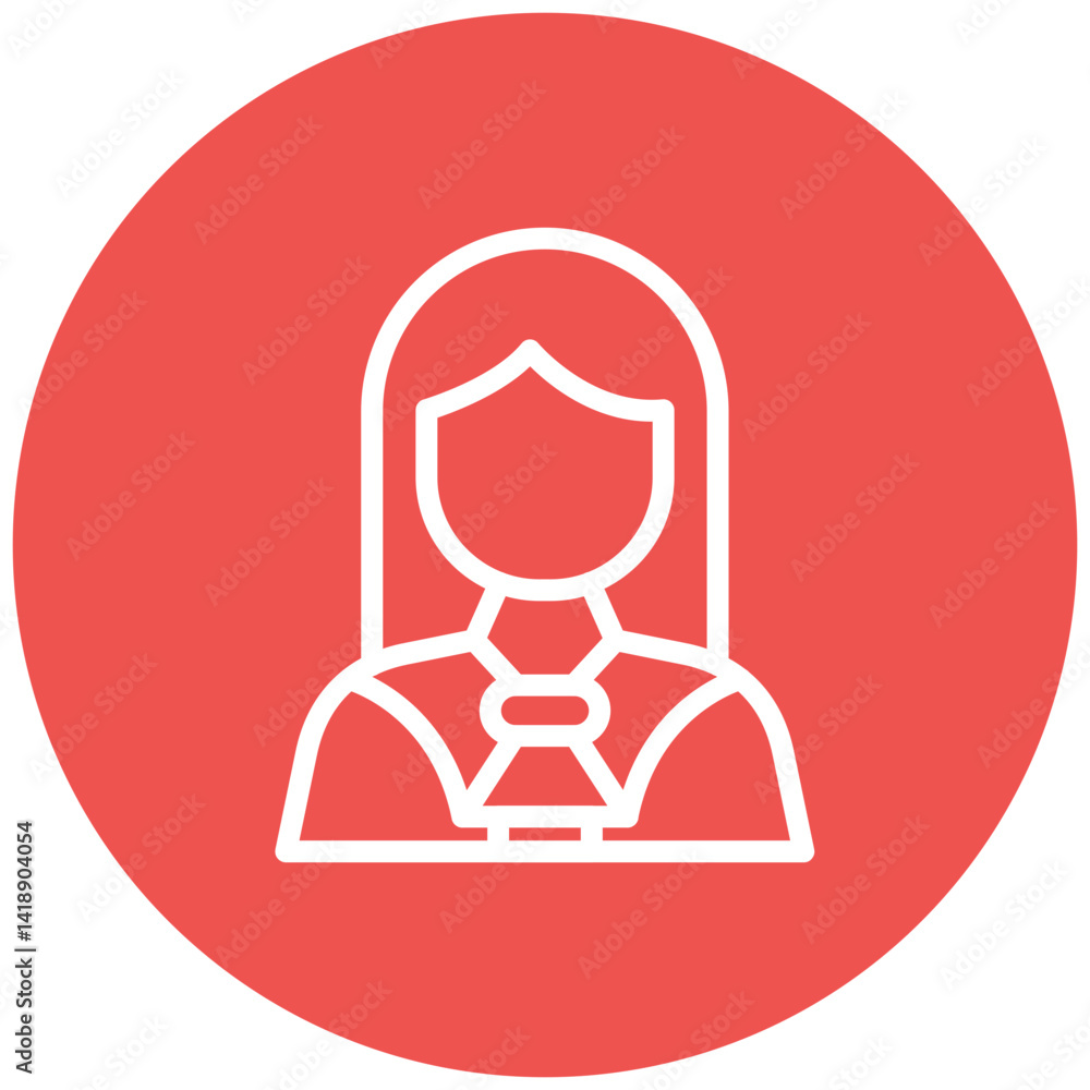 Judge Female Icon Judge Female Icon