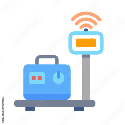 Smart Scale Weighing Suitcase for Modern Travel