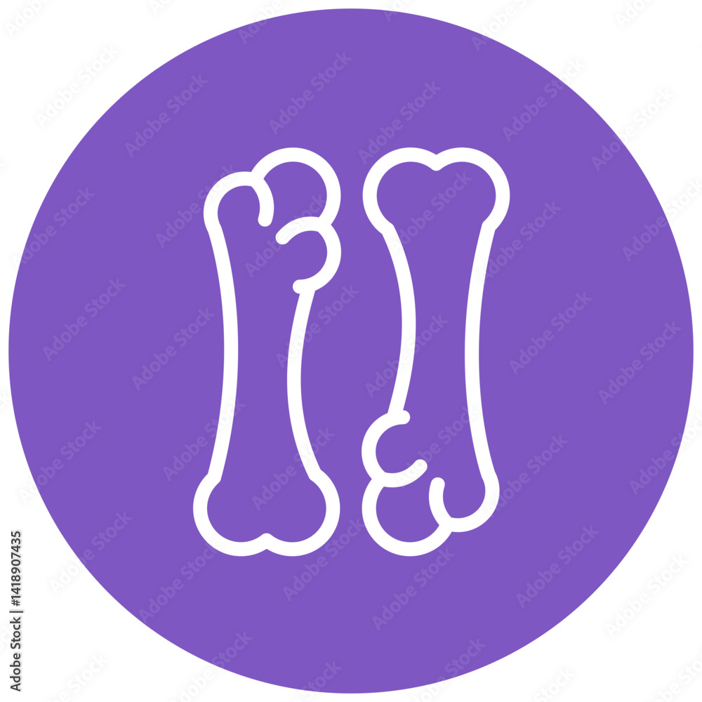 Obraz premium Femur Icon