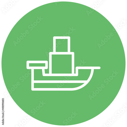 Pirate Ship Ride Icon