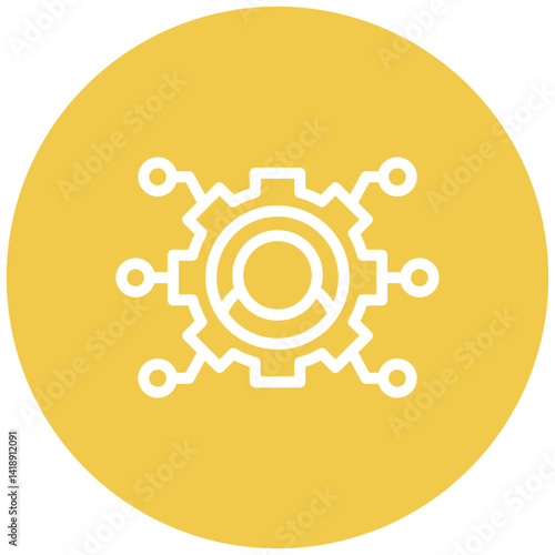 Network Optimization Icon