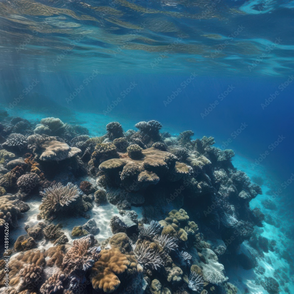 Obraz premium coral reef, coral reef in the red sea