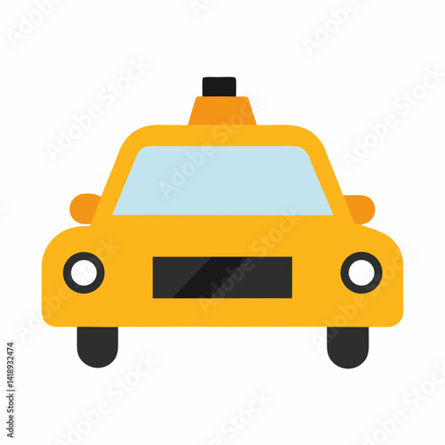 yellow taxi car