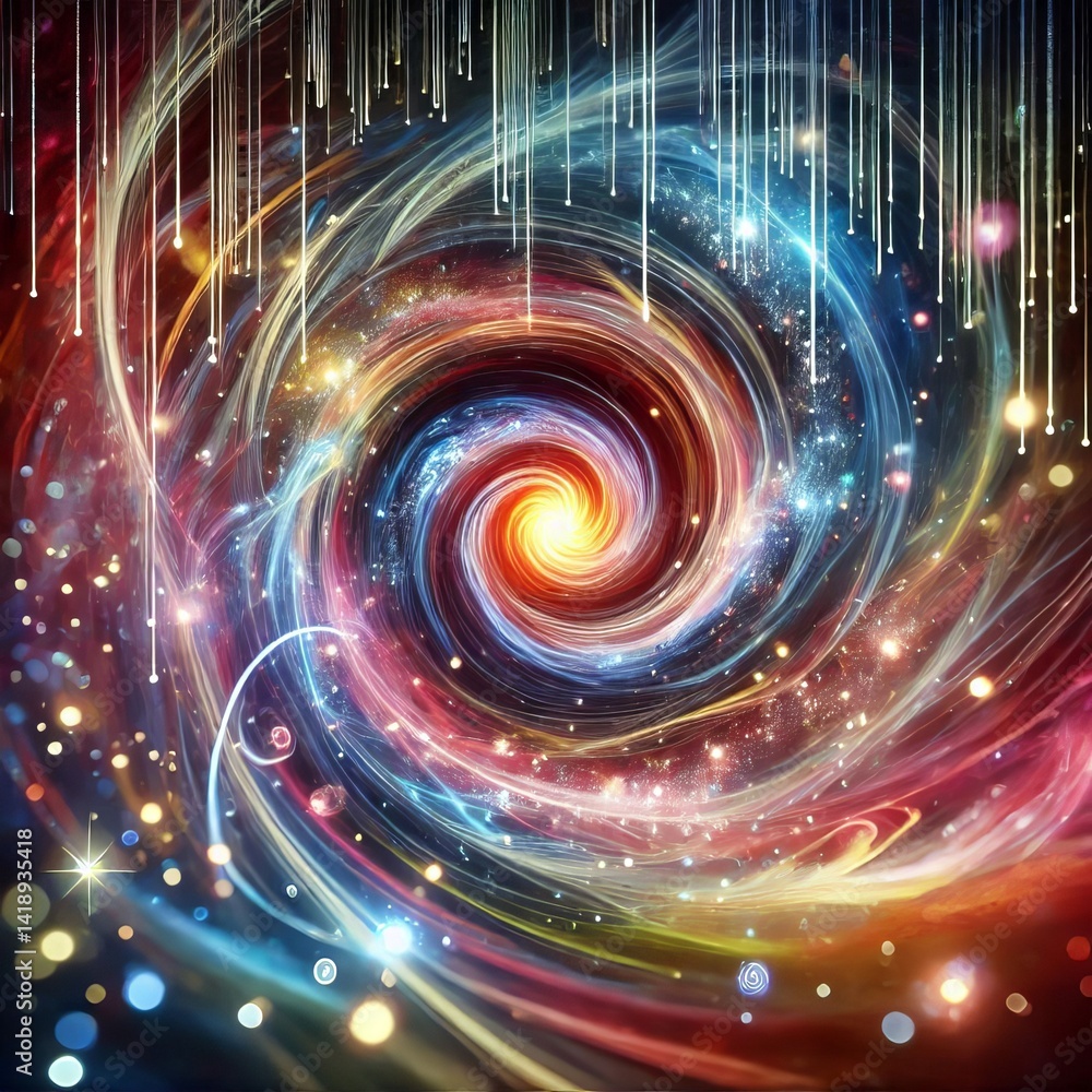 Obraz premium Magic Portal to another dimension
