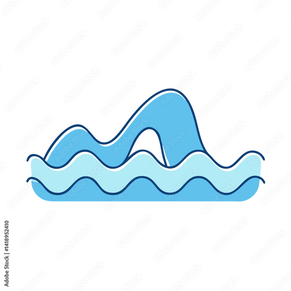 wave icon, wave vector illustration-simple illustration of wave , perfect for wave logos and icons wave icon, wave vector illustration-simple illustration of wave , perfect for wave logos and icons