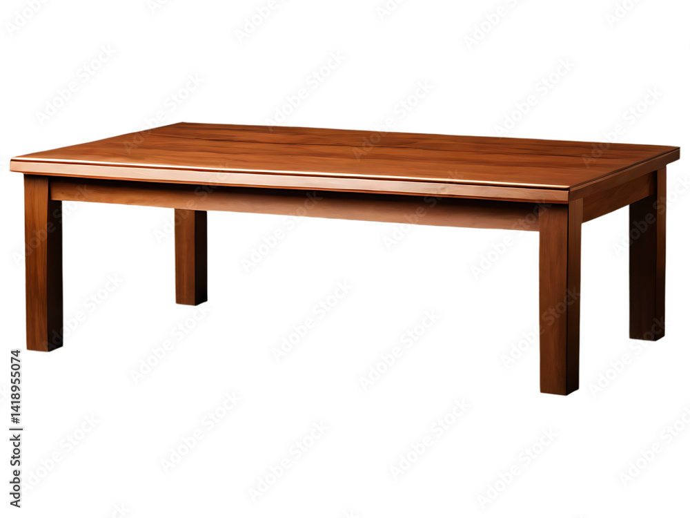 Wooden Table on Transparent Background Wooden Table on Transparent Background