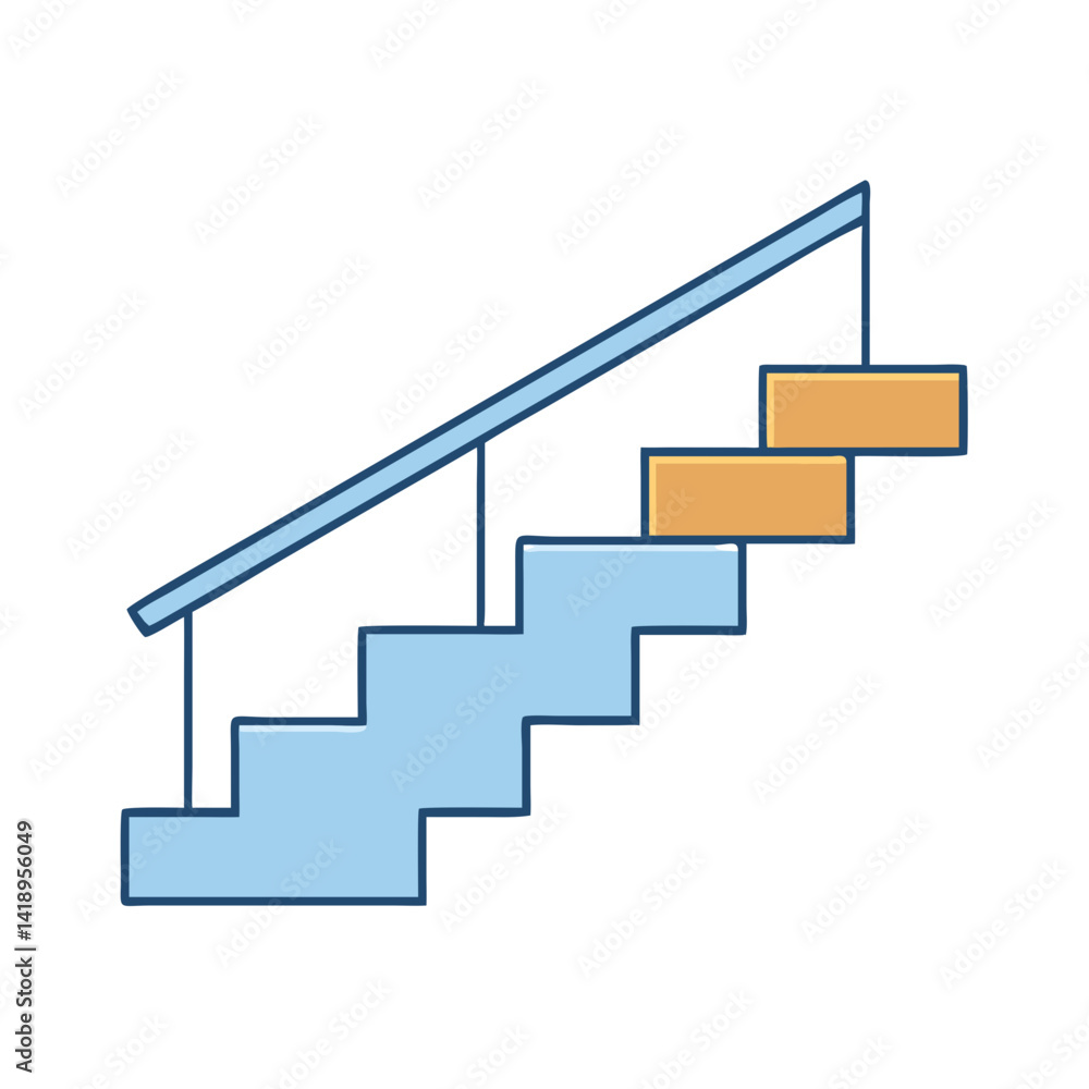 stairs icon, stairs vector illustration-simple illustration of stairs , perfect for stairs logos and icons stairs icon, stairs vector illustration-simple illustration of stairs , perfect for stairs logos and icons