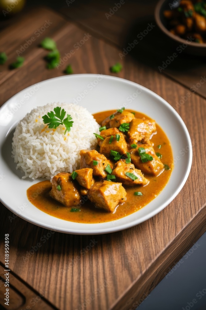 The Temptation of Rich Chicken Curry Rice % A Fragrant Curry Cuisine The Temptation of Rich Chicken Curry Rice % A Fragrant Curry Cuisine