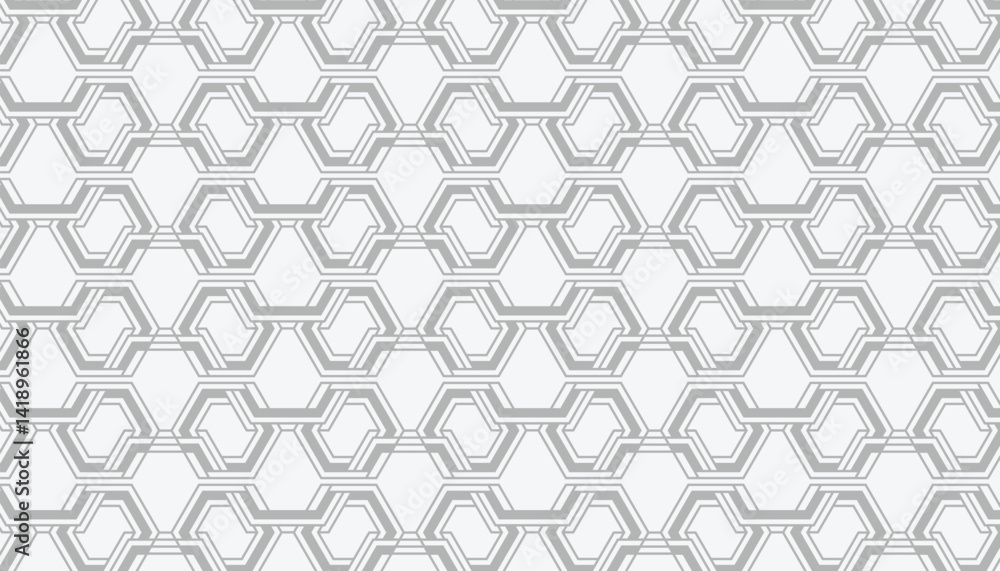 Repeating hexagonal pattern background Repeating hexagonal pattern background