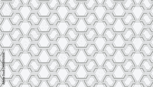 Repeating hexagonal pattern background