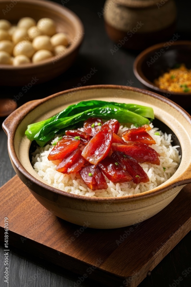 The alluring aroma of cured meat claypot rice%A Heart-warming and stomach-warming Cantonese claypot The alluring aroma of cured meat claypot rice%A Heart-warming and stomach-warming Cantonese claypot
