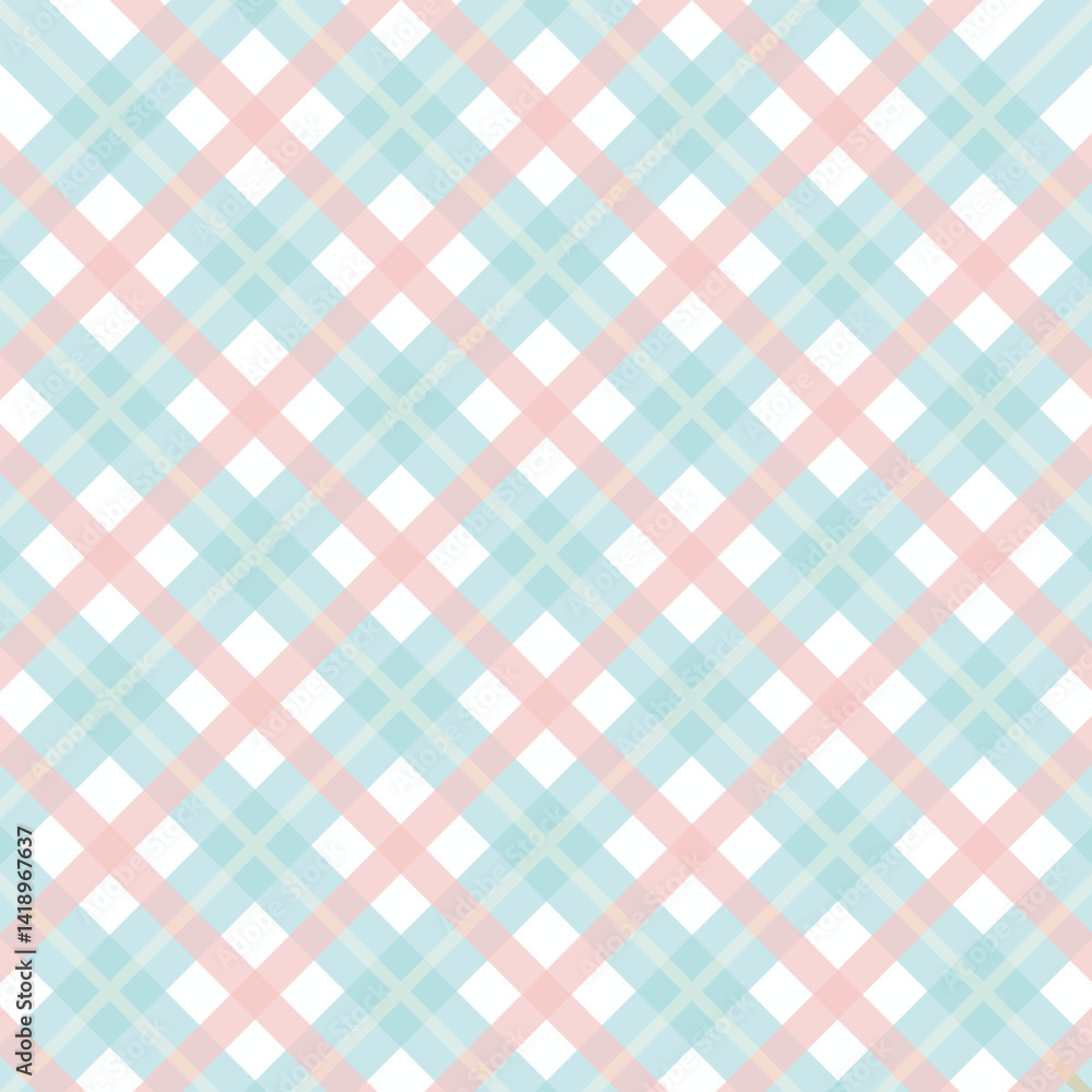 Multicolor pastel gingham seamless pattern. Checkered tartan plaid repeat pattern. Geometric vector background wallpaper
Multicolor pastel gingham seamless pattern. Checkered tartan plaid repeat pattern. Geometric vector background wallpaper