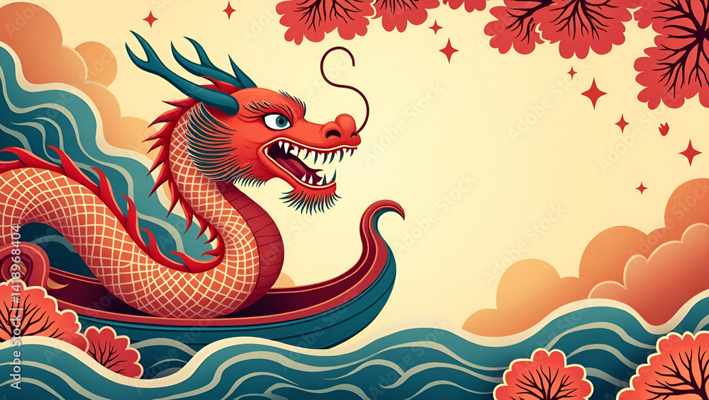 Innovative Dragon Boat Festival Event Graphics: Creative Visual Design, Bold Typography & Strategic Color Harmonies for Cultural Promotions in Photo Stock Concept. Innovative Dragon Boat Festival Event Graphics: Creative Visual Design, Bold Typography & Strategic Color Harmonies for Cultural Promotions in Photo Stock Concept.