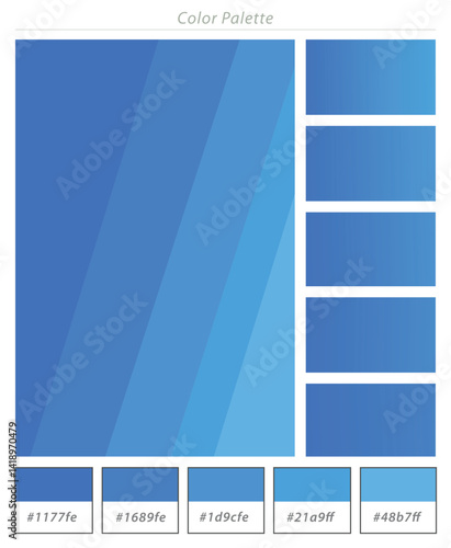 Abstract Professional Color Platte vector file template