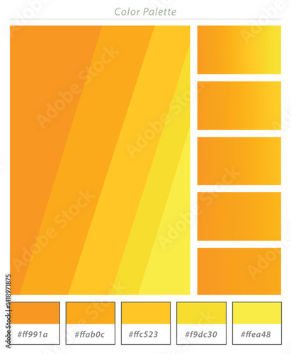 Abstract Professional Color Platte vector file template