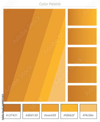 Abstract Professional Color Platte vector file template