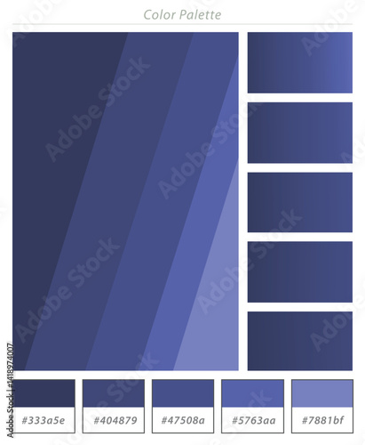 Abstract Professional Color Platte vector file template