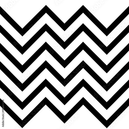 zigzag chevron lines pattern isolated on white background 