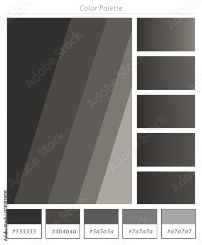 Abstract Professional Color Platte vector file template