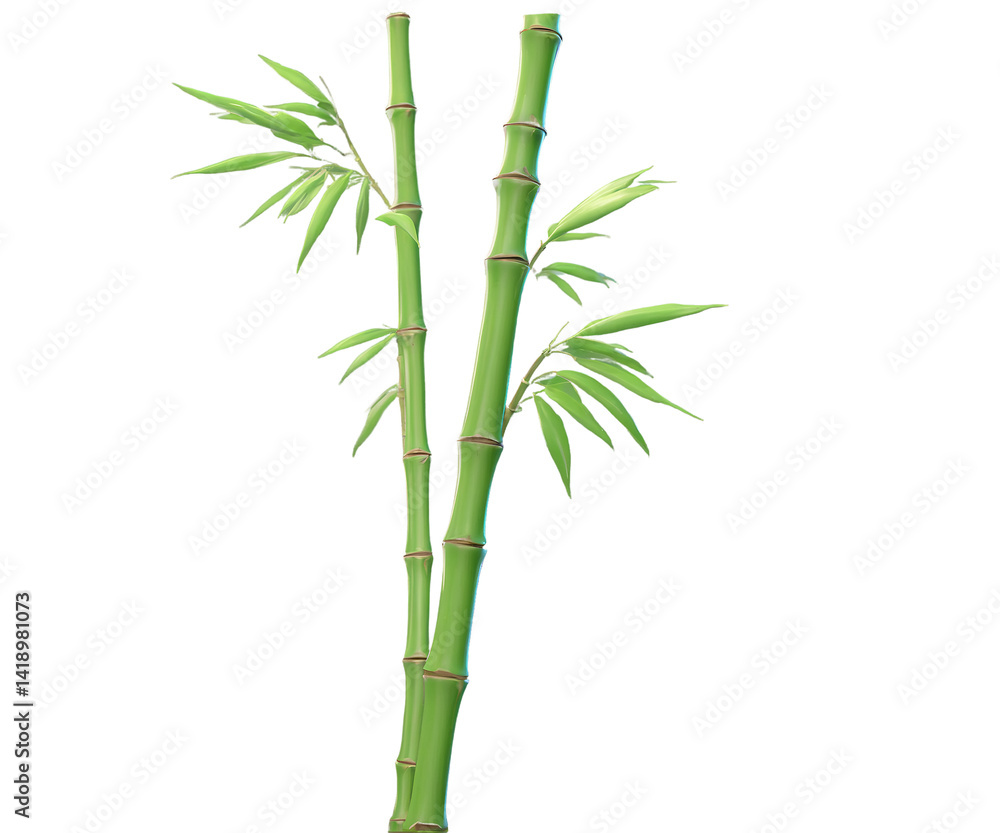 Fototapeta premium Serene Bamboo Illustration, A Minimalist Ink-Style Depiction of Tranquility and Natural Beauty, Ideal for Zen Gardens, Meditation Spaces, and Asian-Inspired Designs
