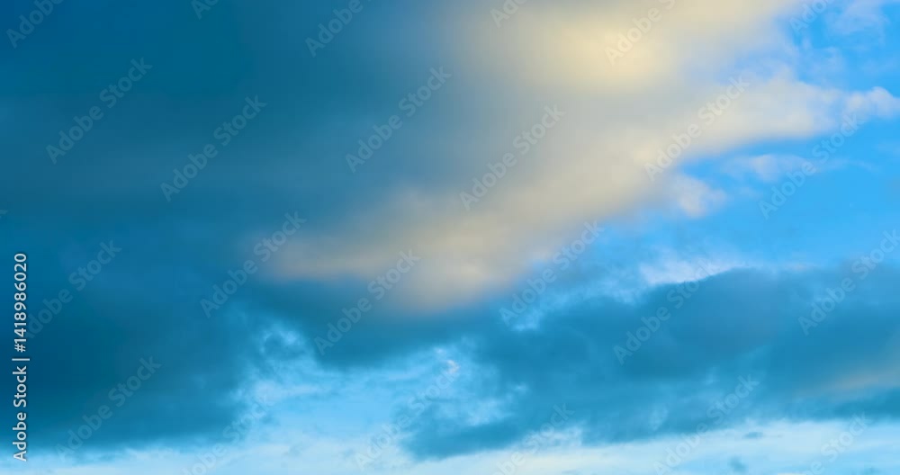 blue sky and white clouds time lapse blue sky and white clouds time lapse