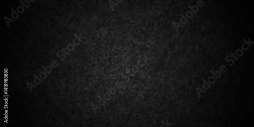 Dark Black background texture, old vintage charcoal black backdrop wall grunge design. Abstract black wall surface, black stucco texture. Black gray satin dark texture luxurious background.